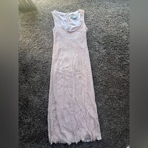 Pink Lace Formal Dress